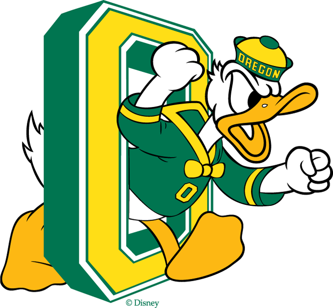Oregon Ducks 1994-1998 Alternate Logo DIY iron on transfer (heat transfer)